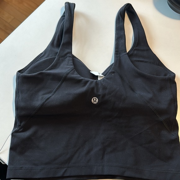 NWT new with tags Lululemon x Peloton Align Tank. Black size 6 - Picture 3 of 5